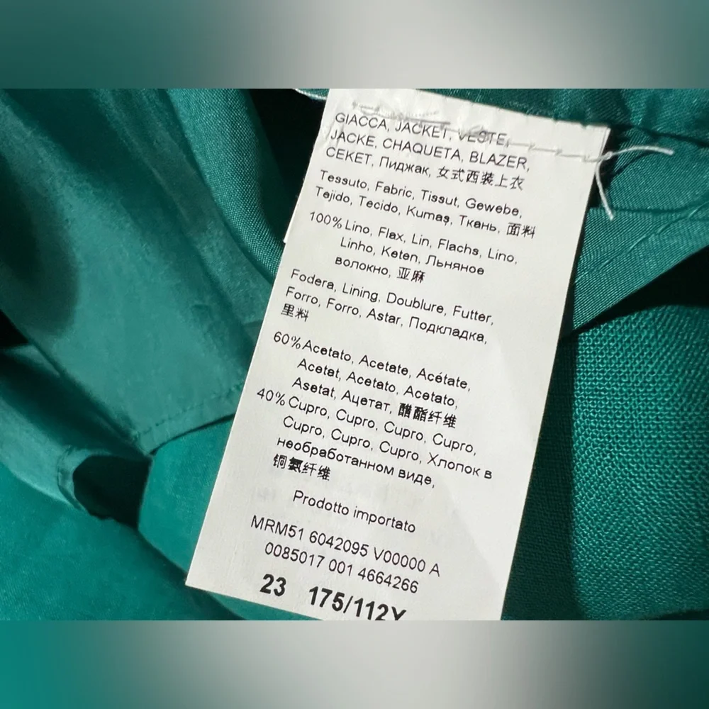Marina Rinaldi Linen Blazer